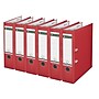 Leitz A4 Binders 3" 2-Ring A4 Binders, D-Ring, Red, 6/Pack (1010PACK-RD)~#|#~m006858731_sc7