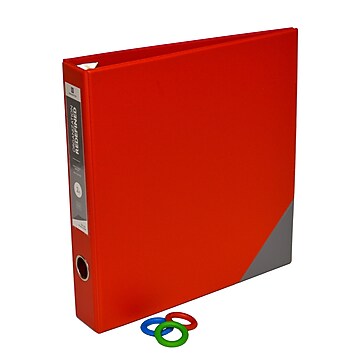 1 2 inch red binder