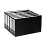 Bindertek Premium 1 1/2" 3-Ring Non-View Binders, D-Ring, Black, 6/Pack (3LDGPACK-BK)~#|#~m006858815_sc7