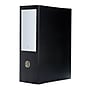 Bindertek Premium 3" 3-Ring Non-View Binder, D-Ring, Black (3LGLXLN-BK)~#|#~m006858822_sc7