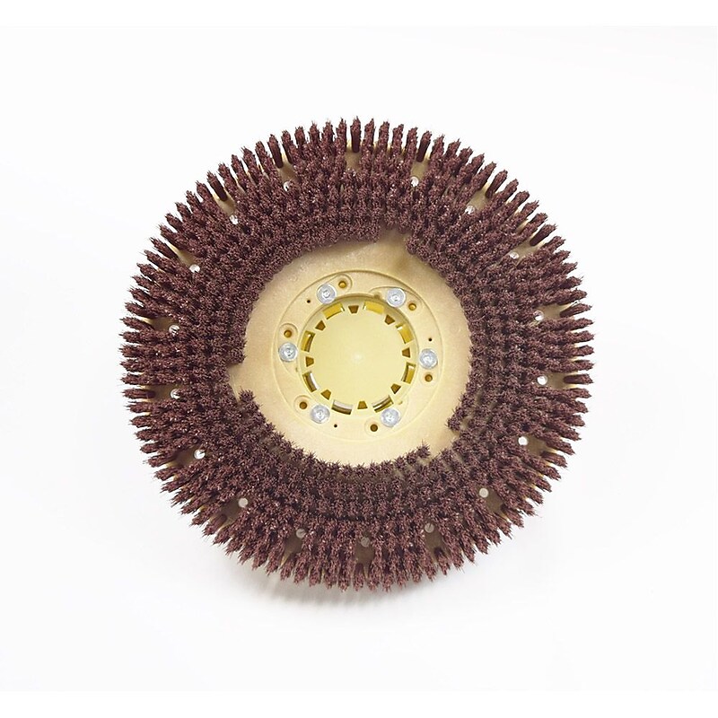 Malish 14" Mal-Grit Lite™ Brush-Light Scrubbing w/G100 for Clarke Focus II 28 Disc Walk Behind & Rider Scrubbers (YS813414G100) image 1