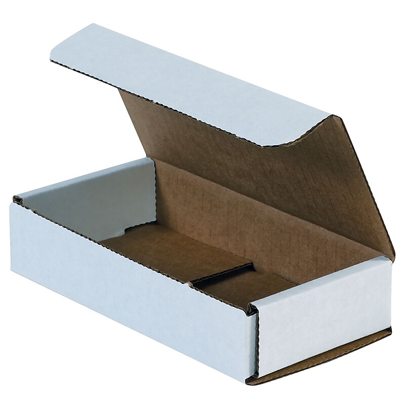 Corrugated Mailers, 10" x 6" x 2", White, 50/Bundle (M1062) image 1