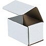Partners Brand Corrugated Mailers, 5.5" x 3 1/2" x 3 1/2", White, 50/Bundle (BSMSOL)~#|#~m006879200_sc7