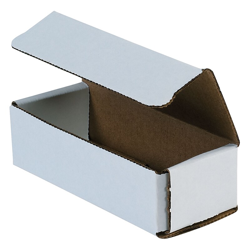 Corrugated Mailers, 9" x 6" x 2", White, 50/Bundle (MLR962) image 1
