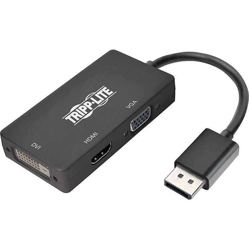 Tripp Lite DisplayPort 1.2 to VGA / DVI / HDMI Converter Adapter 4K @ 60Hz image 1
