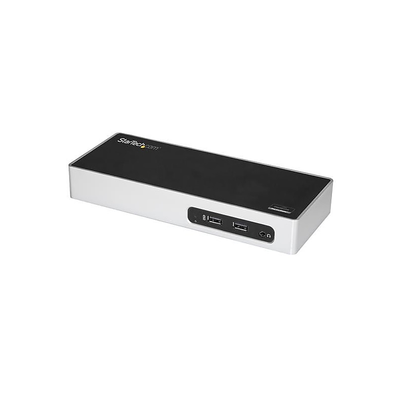 StarTech® USB 3.0 Dual Monitor Docking Station, USB to HDMI/VGA/DVI (DK30ADD) image 1