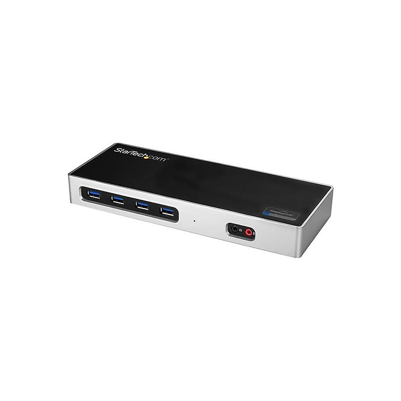 StarTech® USB 3.0 Laptop Docking Station, USB-C to Dual HDMI/DisplayPort, 6 USB Ports (DK30A2DH) image 1