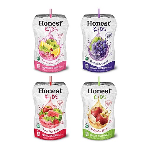Honest Kids Organic Juice Drink Variety Pack, 6.75 fl. oz., 32 Count (12583) at Staples