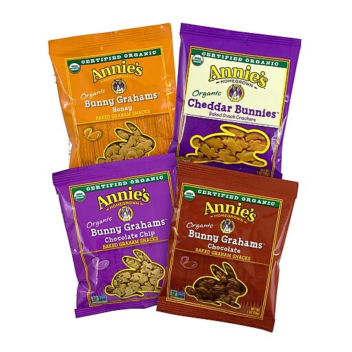 Annie's Organic Bunny Snacks Variety pack, 1 oz., 36 Count (57225