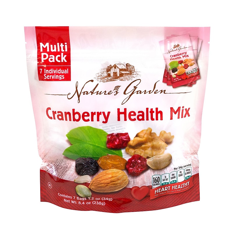 Nature's Garden Cranberry Health Mix, 8.4 oz., 6/Pack (294-00005) image 1