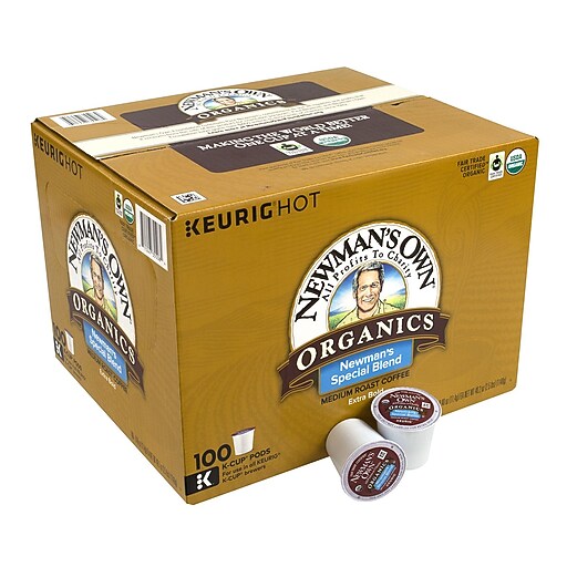 Newman's Own Organics Special Blend Coffee KCups, 100 Count (35508) at