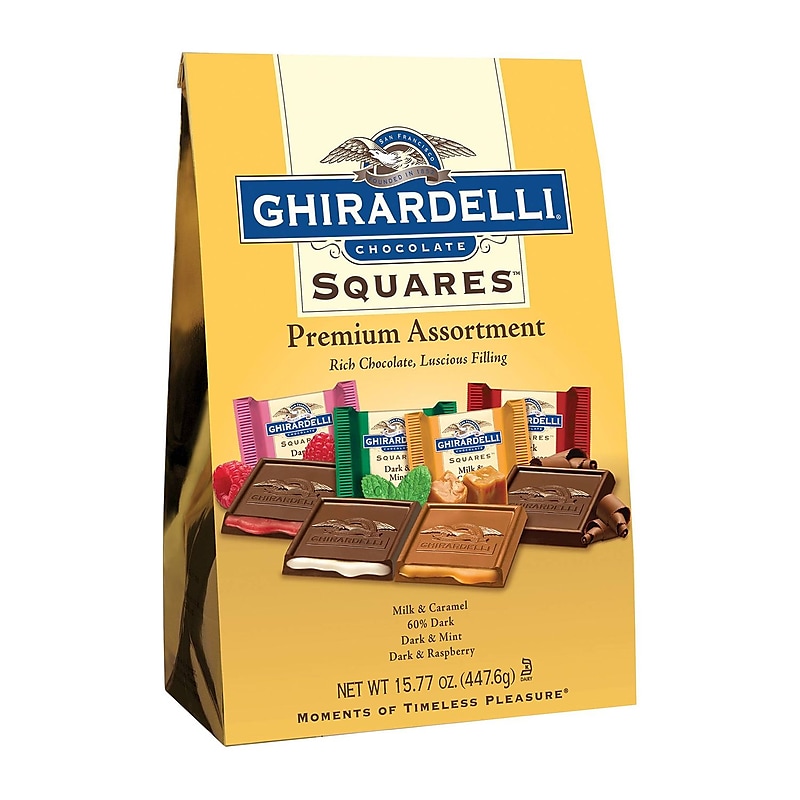 Ghirardelli Squares Premium Assortment Chocolate Candy Bar, 15.77 oz. (300-01036) image 1