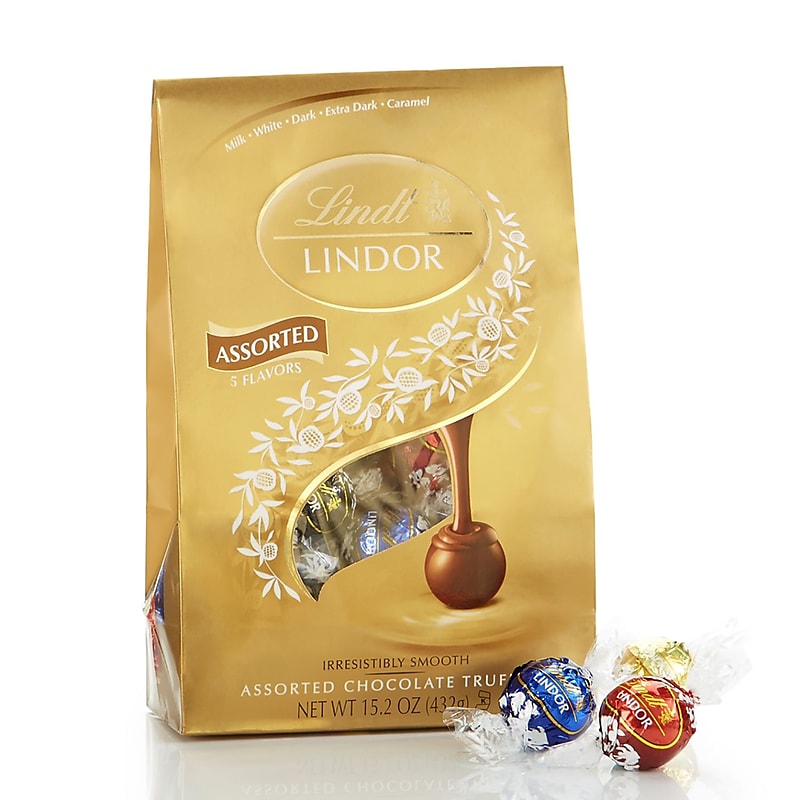 Lindt Lindor Truffle Assorted Chocolate Truffles, 15.2 oz. (301-01027) image 1