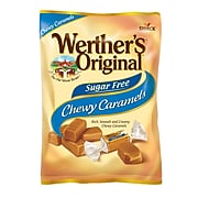 Werther's Original Sugar Free Chewy Caramel Candy, 1.46 oz., 12 Count (037265)