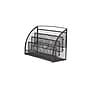 Mind Reader 4-Compartment Metal Mesh Magazine Rack, Black (MAGRACKSM-BLK)~#|#~m006910156_sc7