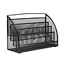 Mind Reader 4-Compartment Metal Mesh Magazine Rack, Black (MAGRACKSM-BLK)~#|#~m006910158_sc7