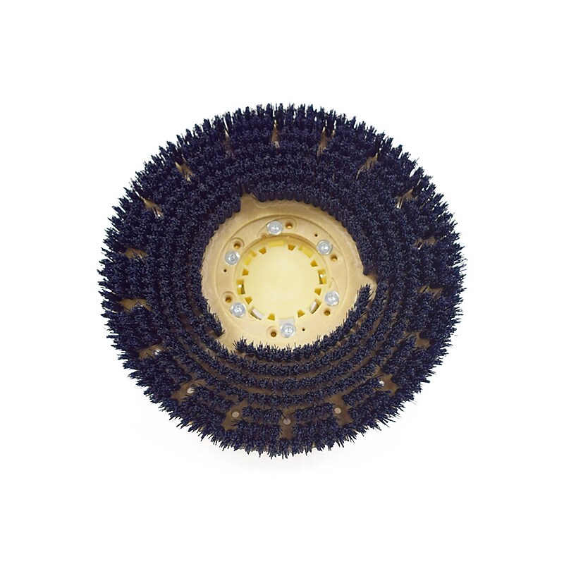 Malish 13" Clean-Grit™ General Scrub Grit Brush w/G100 Gimbal for Clarke Focus II Machines (YS816513G100) image 1