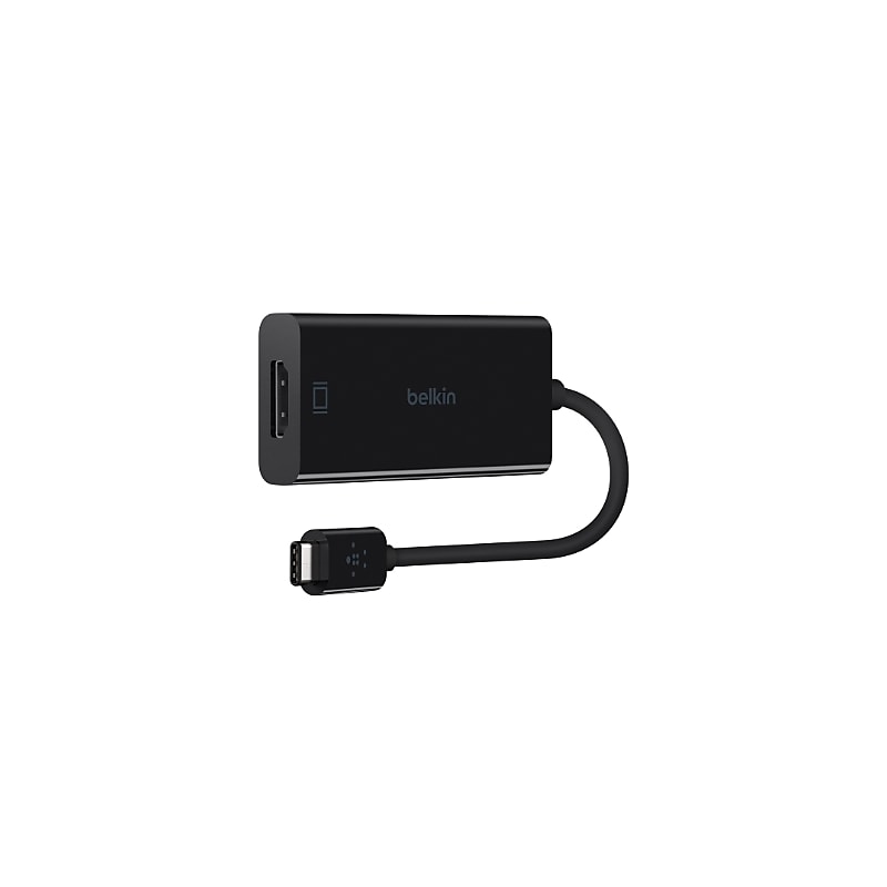 Belkin™ B2B144-BLK 5.9" USB C To HDMI Male/Female Adapter, Black image 1