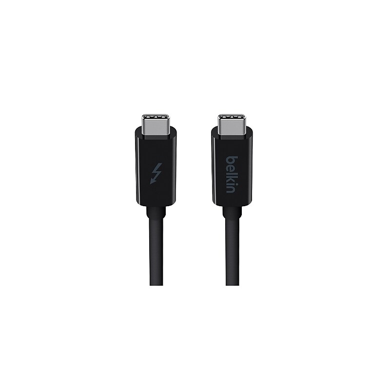 Belkin™ B2B147-1M-BLK 6' USB C Male/Male Data Transfer Cable, Black image 1