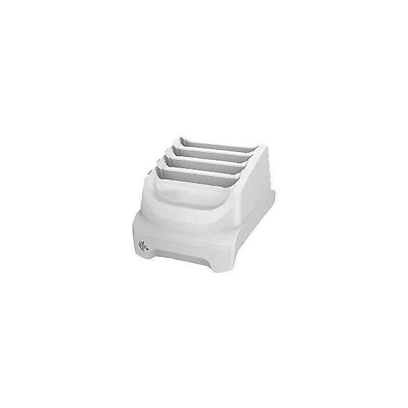 Zebra® 4 Slot Battery Charger, White, For TC51 Touch Computer Batteries (SAC-TC51-HC4SC-01) image 1