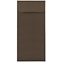 JAM Paper Open End #10 Currency Envelope, 4 1/8" x 9 1/2", Chocolate Brown, 50/Pack (900940724I)~#|#~m006948376_sc7