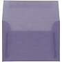 JAM Paper 4Bar A1 Translucent Vellum Invitation Envelopes, 3.625 x 5.125, Wisteria Purple, Bulk 250/Box (1591610H)~#|#~m006948412_sc7