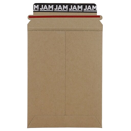 JAM Paper® StayFlat Photo Mailer Stiff Envelopes with SelfAdhesive