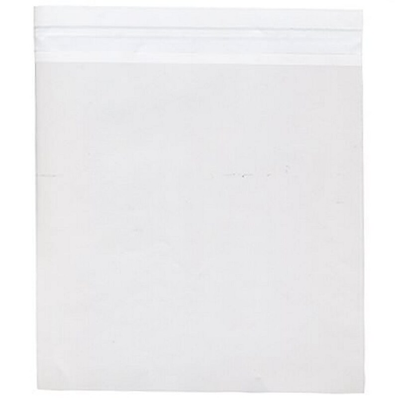 JAM Paper Cellophane Envelope with Self-Adhesive Closure, 9.25 x 9.25, Clear, 100/Pack (9.25X9.25CELLO) image 1