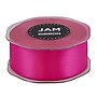 JAM Paper Double Faced Satin Ribbon, Shocking Pink (808SASHPI25)~#|#~m006948523_sc7