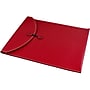 JAM Paper® Leather Portfolio Open End Envelope with Button and String, 9.5 x 12.5, Red, Sold Individually (CF65LR)~#|#~m006948558_sc7