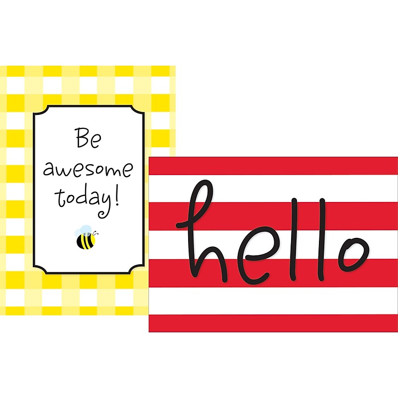 Barker Creek Poster Duet Set, "Hello! You're Awesome" (BC1880) image 1