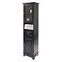 Winsome 1-Drawer, 4-Shelf Wood Alps Tall Cabinet with Glass Door, Black (20871)~#|#~m006963386_sc7