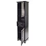 Winsome 1-Drawer, 4-Shelf Wood Alps Tall Cabinet with Glass Door, Black (20871)~#|#~m006963387_sc7