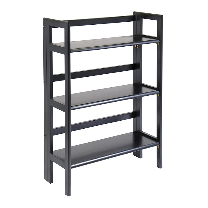 Winsome Solid/Composite Wood 3-Tier Folding and Stackable Shelf