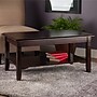 Winsome Nolan 37"W x 21.02"D Wooden Coffee Table, Cappuccino (40237)~#|#~m006963397_sc7