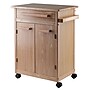 Winsome Wood Single-Drawer Kitchen Cart, Natural (82027)~#|#~m006963416_sc7