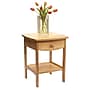 Winsome 22" x 18" x 18" Solid/Composite Wood Curved End Table/Night Stand, Natural~#|#~m006963432_sc7