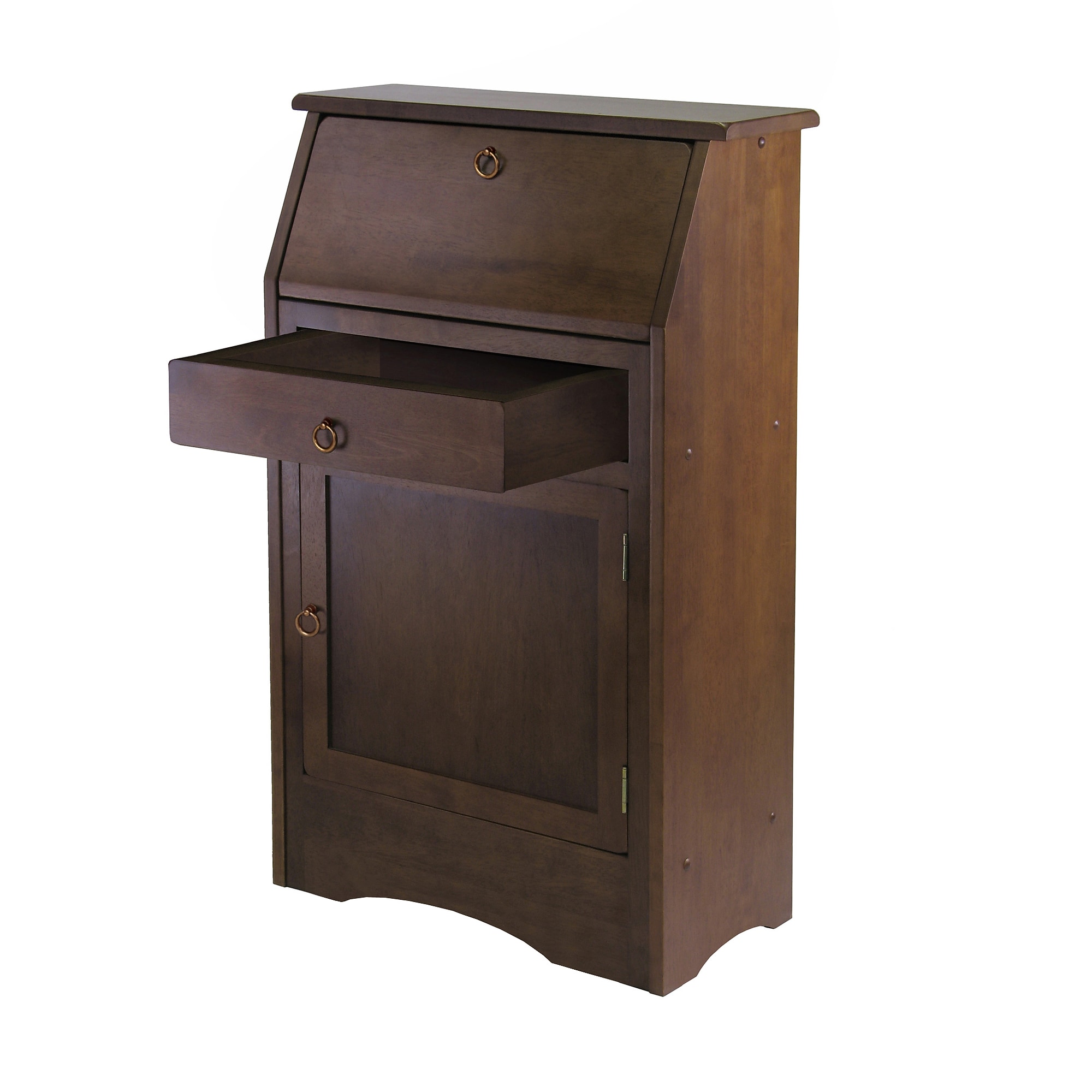Winsome Regalia Secretary Desk, Antique Walnut (94339) Sansujyuku sansujyuku.com