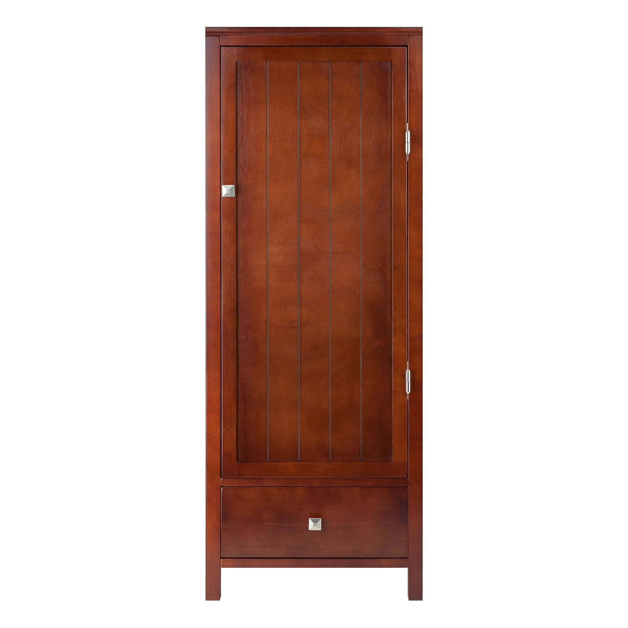 Winsome Brooke 47.44″H Pantry Cupboard with 3-Shelves, Antique Walnut (94402) Sansujyuku sansujyuku.com