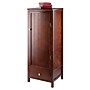 Winsome Brooke 47.44"H Pantry Cupboard with 3-Shelves, Antique Walnut (94402)~#|#~m006963549_sc7