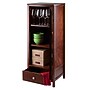 Winsome Brooke 47.44"H Pantry Cupboard with 3-Shelves, Antique Walnut (94402)~#|#~m006963550_sc7