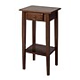 Winsome Regalia 17"W x 14"D Wooden Accent Table, Brown (94430)~#|#~m006963563_sc7