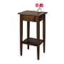 Winsome Regalia 17"W x 14"D Wooden Accent Table, Brown (94430)~#|#~m006963564_sc7