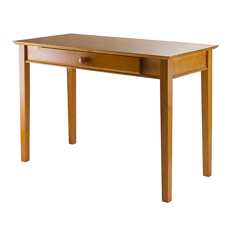 Winsome Studio Beech Wood Computer Desk, Honey image 1