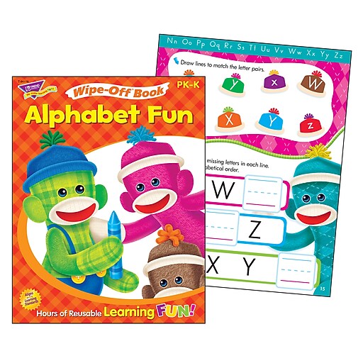 Trend® WipeOff® Book, Animal ABC at Staples