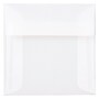 JAM Paper 5 x 5 Square Translucent Vellum Invitation Envelopes, Clear, 25/Pack (31032)~#|#~m006965542_sc7