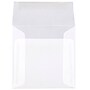 JAM Paper 5 x 5 Square Translucent Vellum Invitation Envelopes, Clear, 25/Pack (31032)~#|#~m006965543_sc7