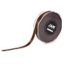 JAM Paper Double Faced Satin Ribbon, Chocolate Brown (803SACHB25)~#|#~m006965667_sc7