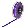 JAM Paper Double Faced Satin Ribbon, Purple (803SAPU25)~#|#~m006965687_sc7