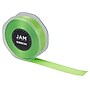 JAM Paper Double Faced Satin Ribbon, Lime Green (807SALIGR25)~#|#~m006965692_sc7